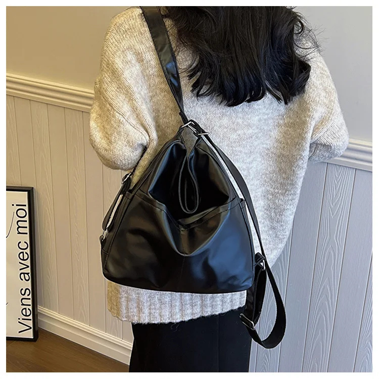 University Student Women's Tote Bag Hot Sale of The Season New Versatile High-End Large Capacity Commuter Backpack Autumn Winter