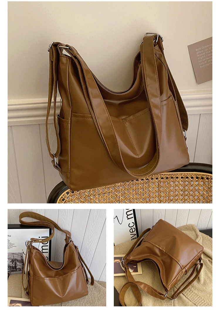 University Student Women's Tote Bag Hot Sale of The Season New Versatile High-End Large Capacity Commuter Backpack Autumn Winter