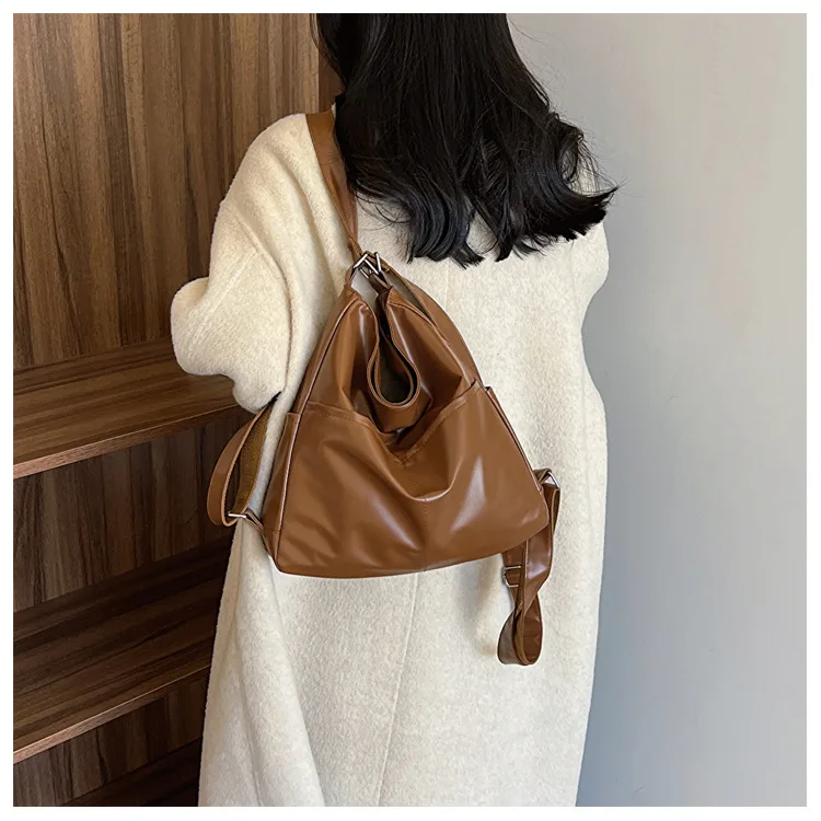 University Student Women's Tote Bag Hot Sale of The Season New Versatile High-End Large Capacity Commuter Backpack Autumn Winter