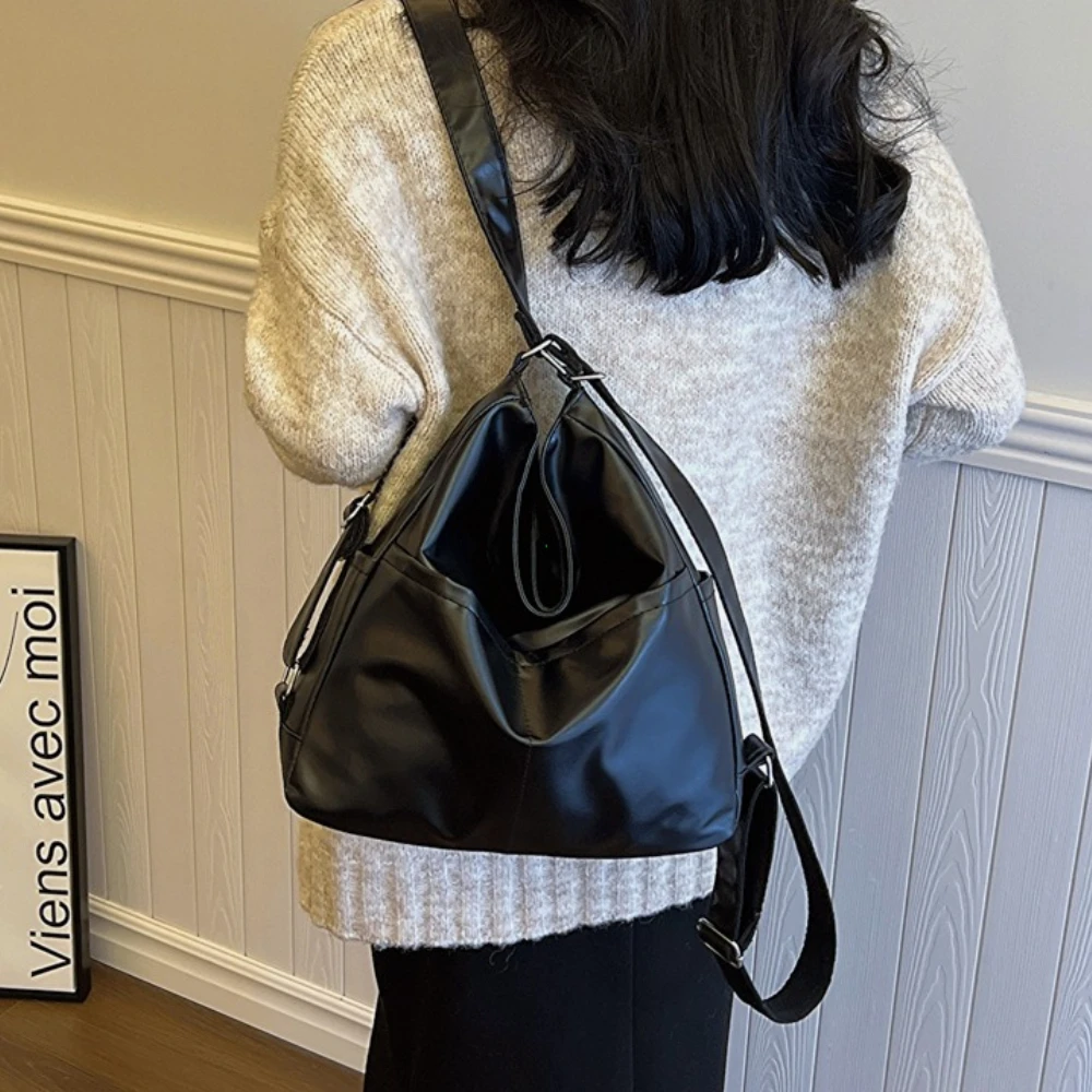 University Student Women's Tote Bag Hot Sale of The Season New Versatile High-End Large Capacity Commuter Backpack Autumn Winter