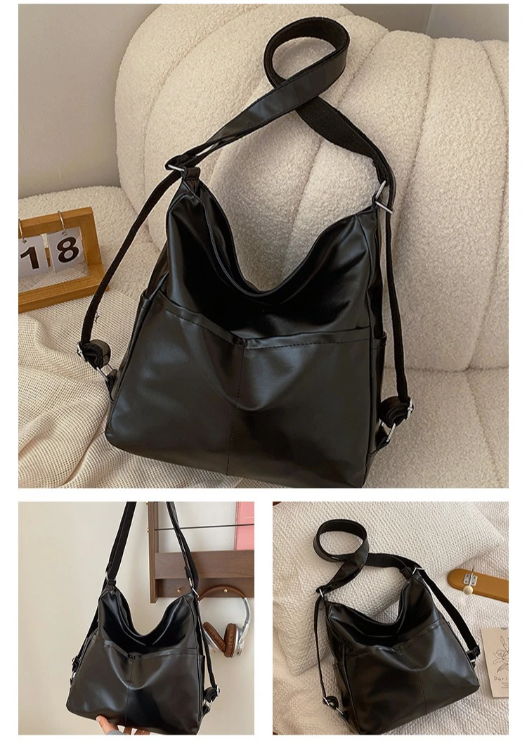 University Student Women's Tote Bag Hot Sale of The Season New Versatile High-End Large Capacity Commuter Backpack Autumn Winter