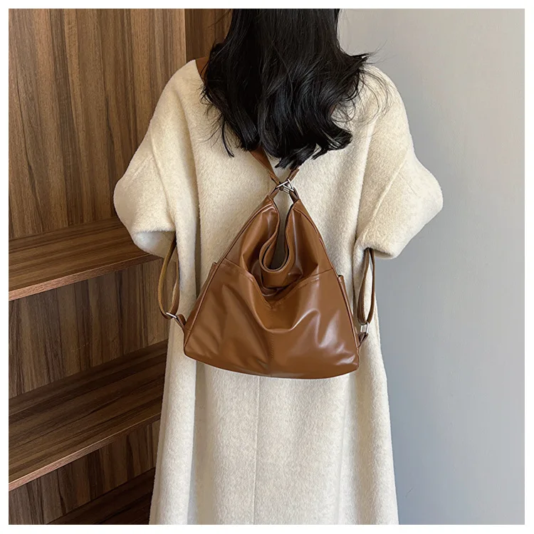 University Student Women's Tote Bag Hot Sale of The Season New Versatile High-End Large Capacity Commuter Backpack Autumn Winter