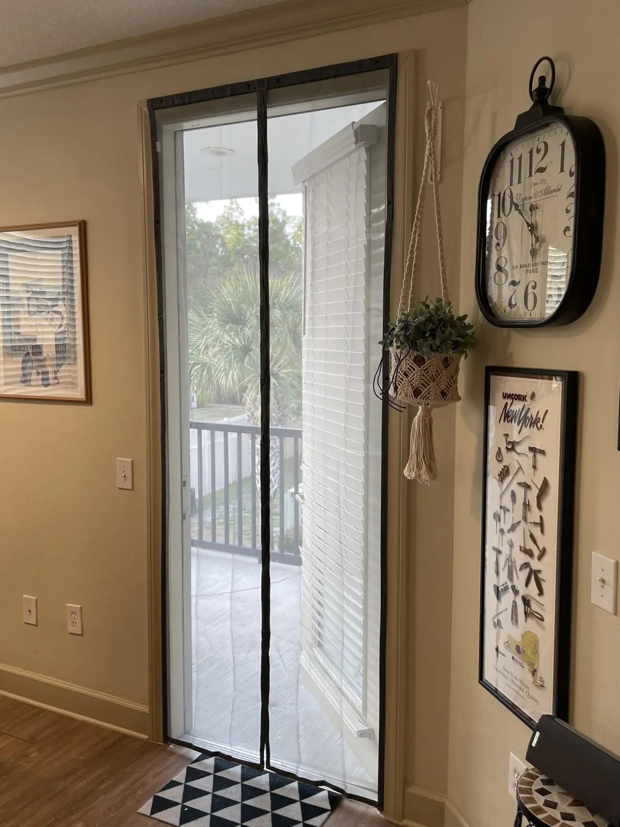 Magnetic Mosquito Screen Door,Fiberglass Mesh Curtain,Auto Closing Insect-Proof,Hands-Free Net for Patio,Front French Doors
