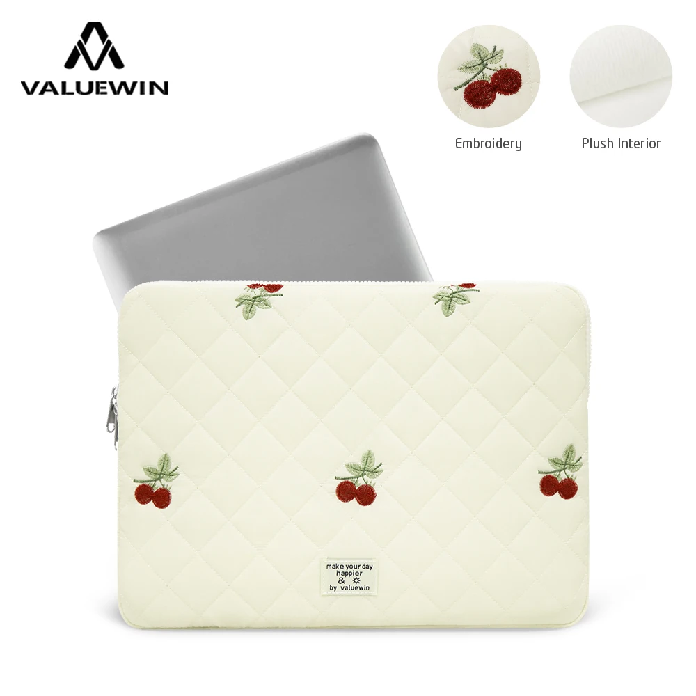 Cute Laptop Case 13 14 15 16 Inch for Macbook Air/Pro Laptop Sleeve Soft Pouch for Xiaomi, Lenovo Girl Notebook Bag Computer Bag