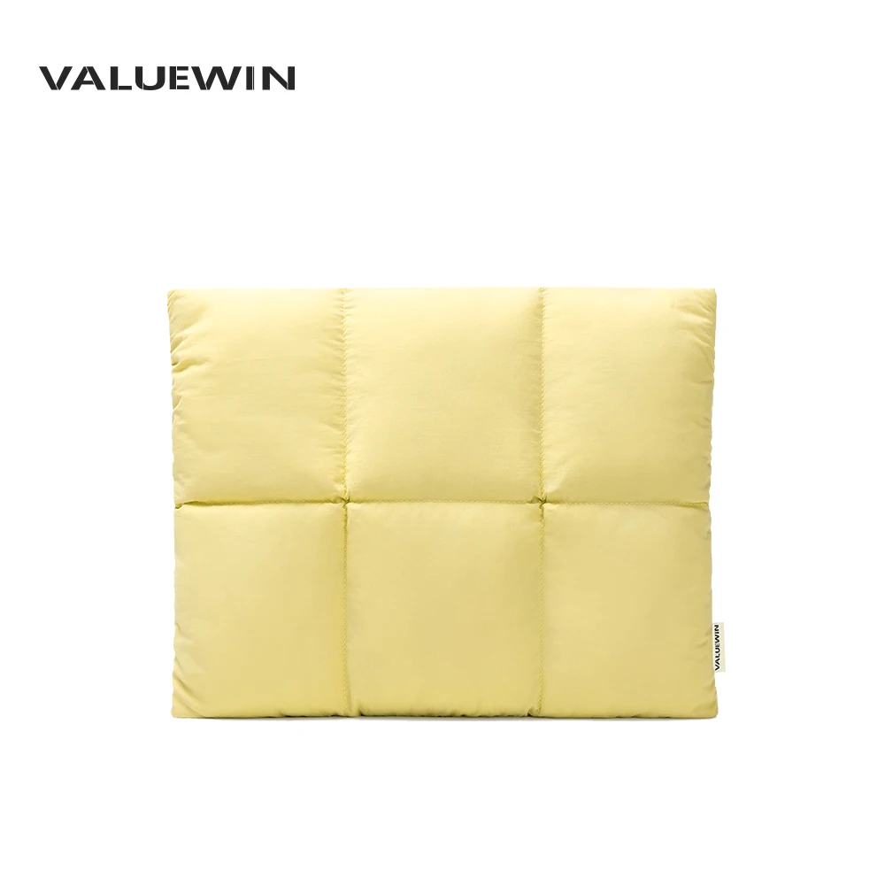 13 14 inch Laptop Sleeve Bag for Macbook Air Pro Puffy Quilted Puffer Notebook Carrying Case Tablet Laptop Case Pouch for Women