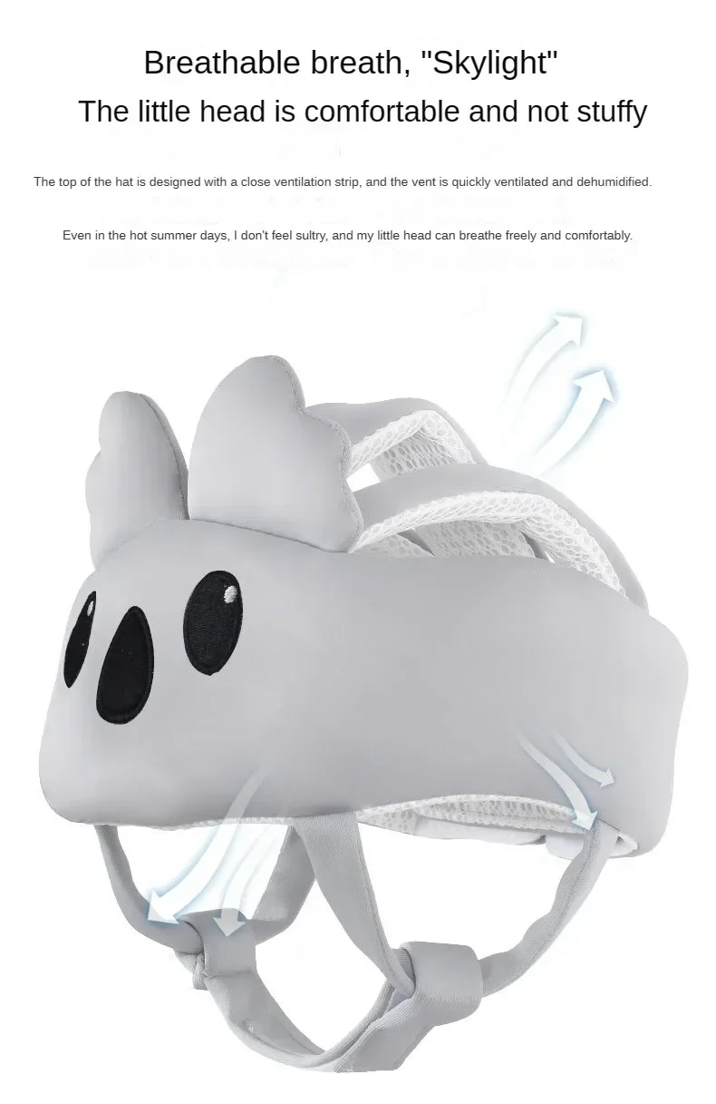 Infant Toddler No Bumps Safety Helmet Head Cushion Bumper Bonnet Baby Head Protector - Baby Helmet for Crawling Walking Learning
