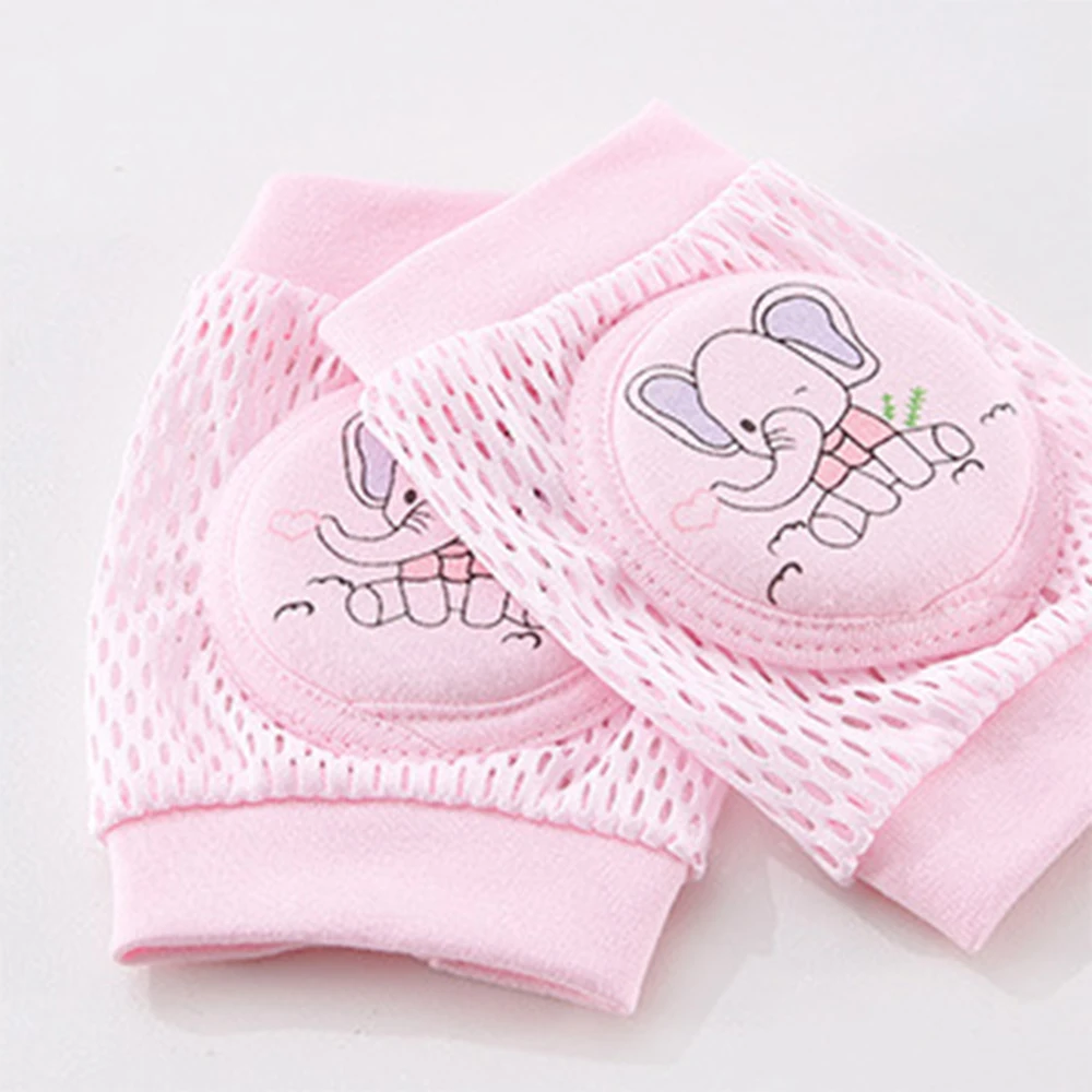 Baby Accessories Knee Pads Safety Boy Girl Kids Crawling Gaiter Toddler Slip Protector Infant Animal Monkey Tiger Dino Elephant