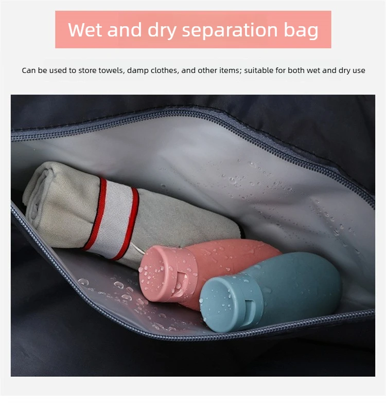 Travel Gym Bags Dry Wet Separation Shoulder Bag Yoga Fitness Backpack Men Women Waterproof With Shoe Compartment Sports Handbag