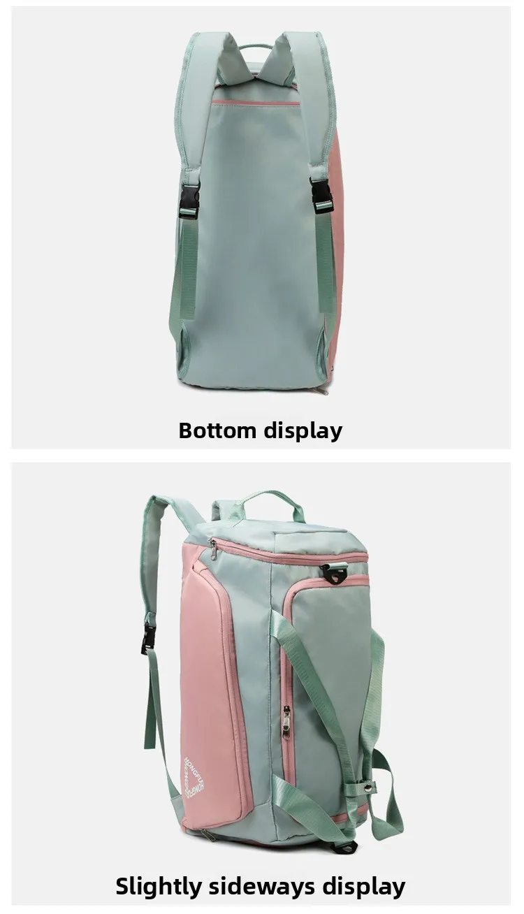 Travel Gym Bags Dry Wet Separation Shoulder Bag Yoga Fitness Backpack Men Women Waterproof With Shoe Compartment Sports Handbag