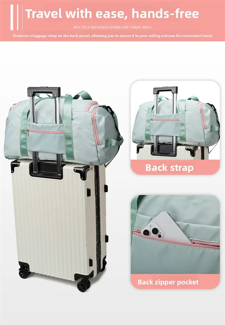 Travel Gym Bags Dry Wet Separation Shoulder Bag Yoga Fitness Backpack Men Women Waterproof With Shoe Compartment Sports Handbag