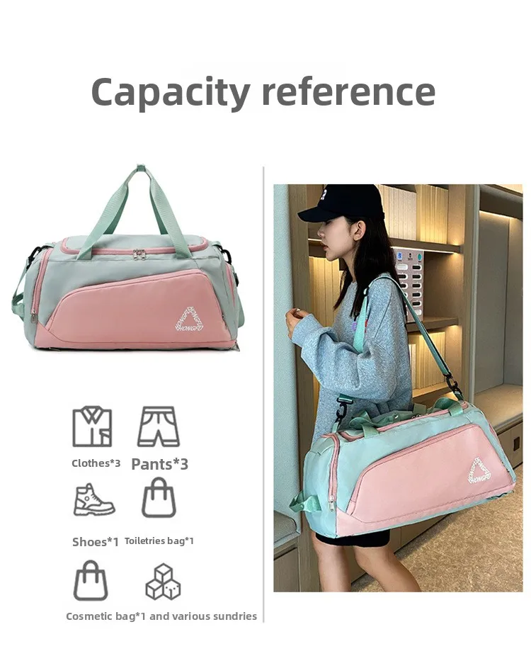 Travel Gym Bags Dry Wet Separation Shoulder Bag Yoga Fitness Backpack Men Women Waterproof With Shoe Compartment Sports Handbag