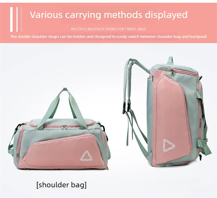 Travel Gym Bags Dry Wet Separation Shoulder Bag Yoga Fitness Backpack Men Women Waterproof With Shoe Compartment Sports Handbag
