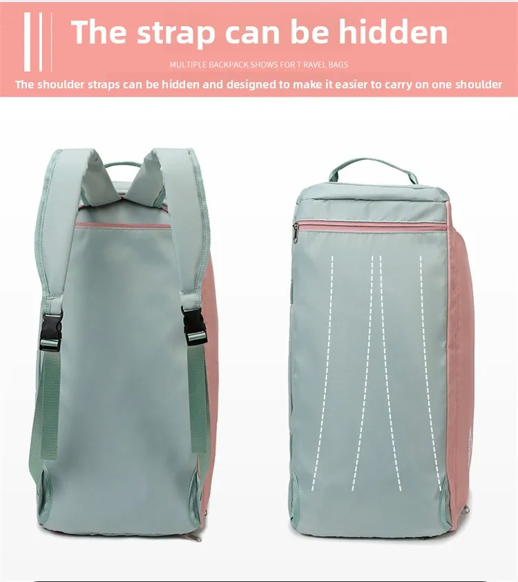 Travel Gym Bags Dry Wet Separation Shoulder Bag Yoga Fitness Backpack Men Women Waterproof With Shoe Compartment Sports Handbag