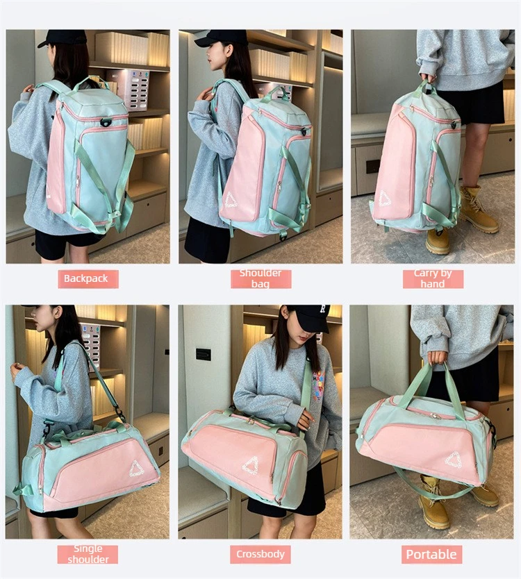 Travel Gym Bags Dry Wet Separation Shoulder Bag Yoga Fitness Backpack Men Women Waterproof With Shoe Compartment Sports Handbag