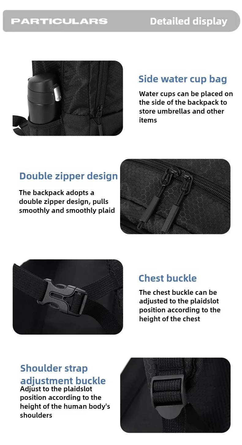 Sports Gym Fitness Yoga Backpack with Shoes Pocket Large Capacity Outdoor Camping Hiking Basketball Bag Soccer Equipment Pack