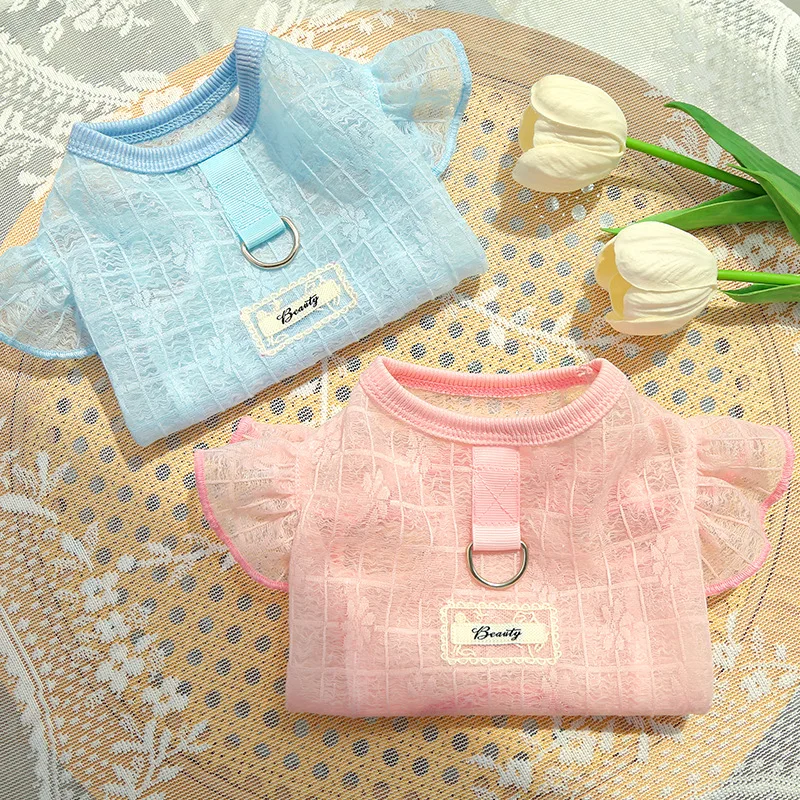 XS-XXL Thin Dog Cooling Vest Breathable Clothes Puppy Pet Costume for Small Dogs Cute Fruit Print Puppy Cheap T-shirt