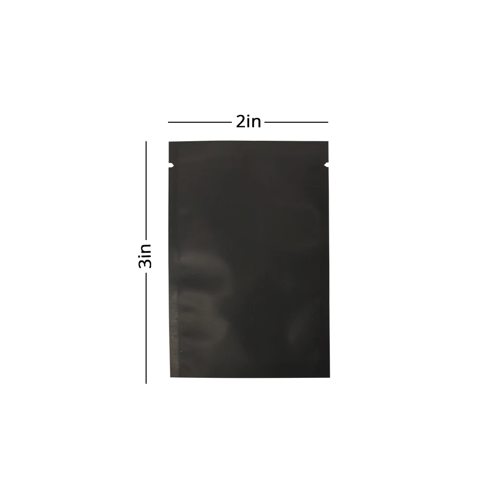 Variety of Sizes Reusable Packaging Bag Heat Sealing Open Top Aluminum Foil Vacuum Package Pouch Red Flat Mylar Bags 100pcs/lot