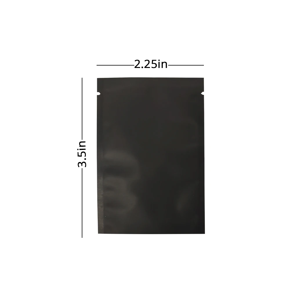 Variety of Sizes Reusable Packaging Bag Heat Sealing Open Top Aluminum Foil Vacuum Package Pouch Red Flat Mylar Bags 100pcs/lot