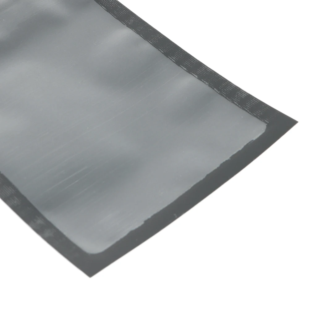 Resealable Zip Lock Bags Food Product Heat Sealable Packing Bag, 100PCS PET Plastic Mylar Pouch with Frosted Window