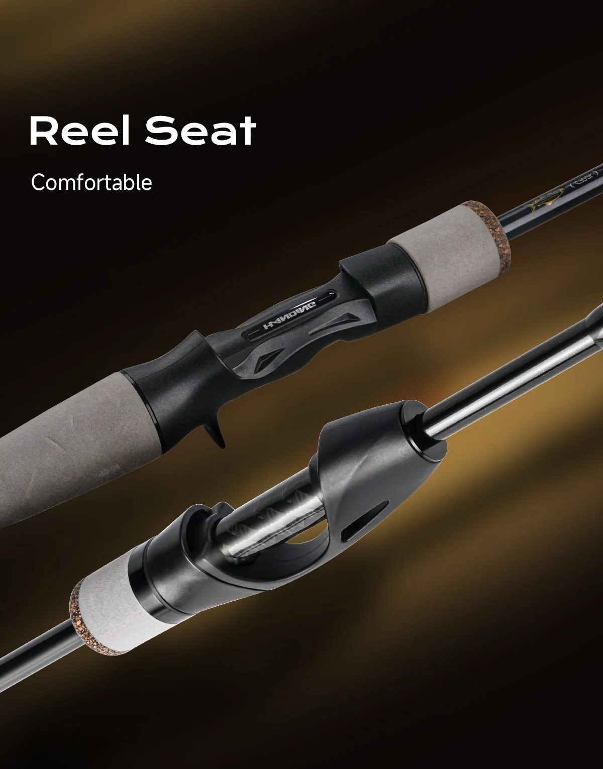 HANDING Trout Fishing Rod BFS Fishing Rod Pioneer Trout Fishing Rod Split Short Handle 70° EVA Handle Fast Action Fishing Rod