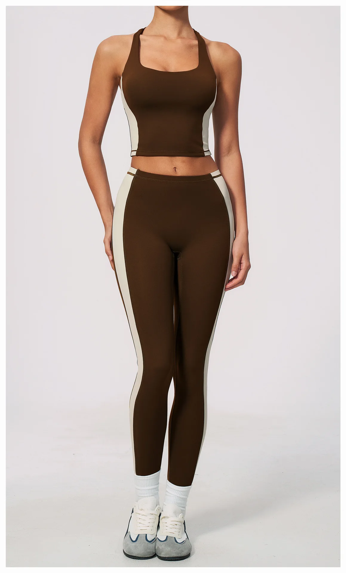 Women Patchwork Sports Yoga Pant Sports Leggings High Waist Gym Clothes Fitness Leggings High-strength Professional Fitness Pant