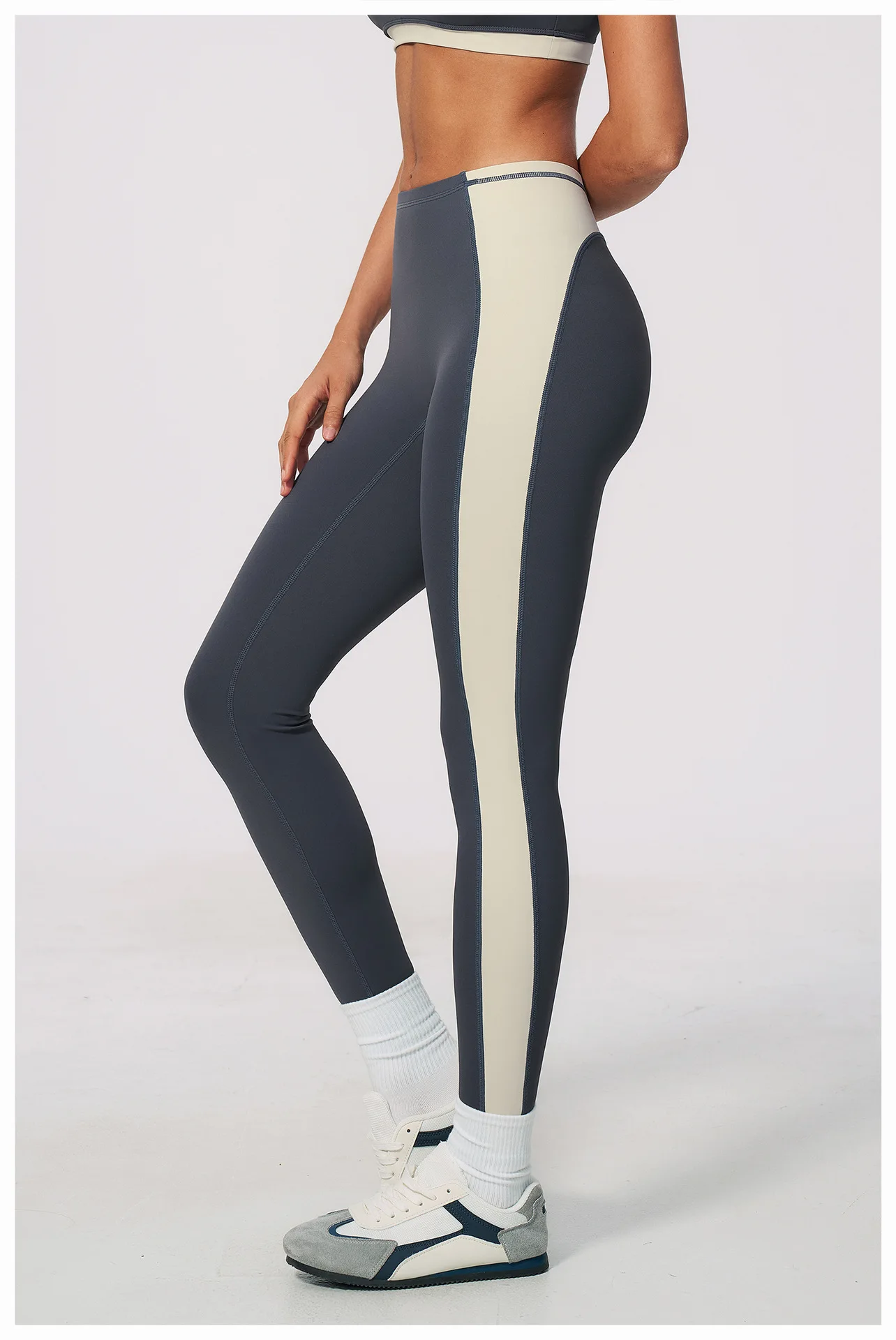 Women Patchwork Sports Yoga Pant Sports Leggings High Waist Gym Clothes Fitness Leggings High-strength Professional Fitness Pant
