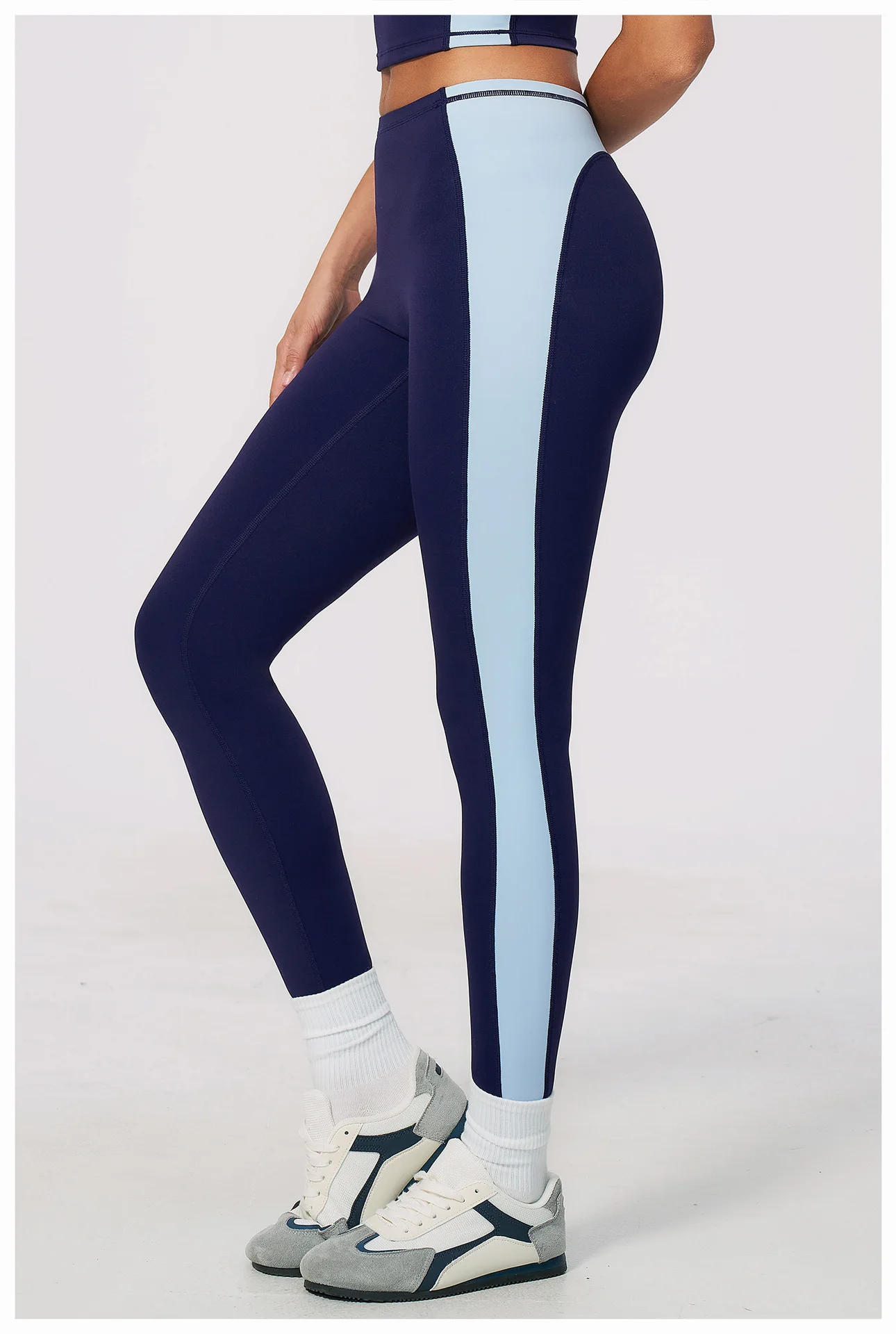 Women Patchwork Sports Yoga Pant Sports Leggings High Waist Gym Clothes Fitness Leggings High-strength Professional Fitness Pant