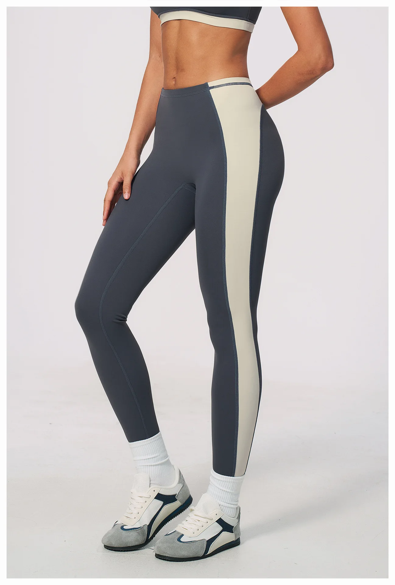 Women Patchwork Sports Yoga Pant Sports Leggings High Waist Gym Clothes Fitness Leggings High-strength Professional Fitness Pant