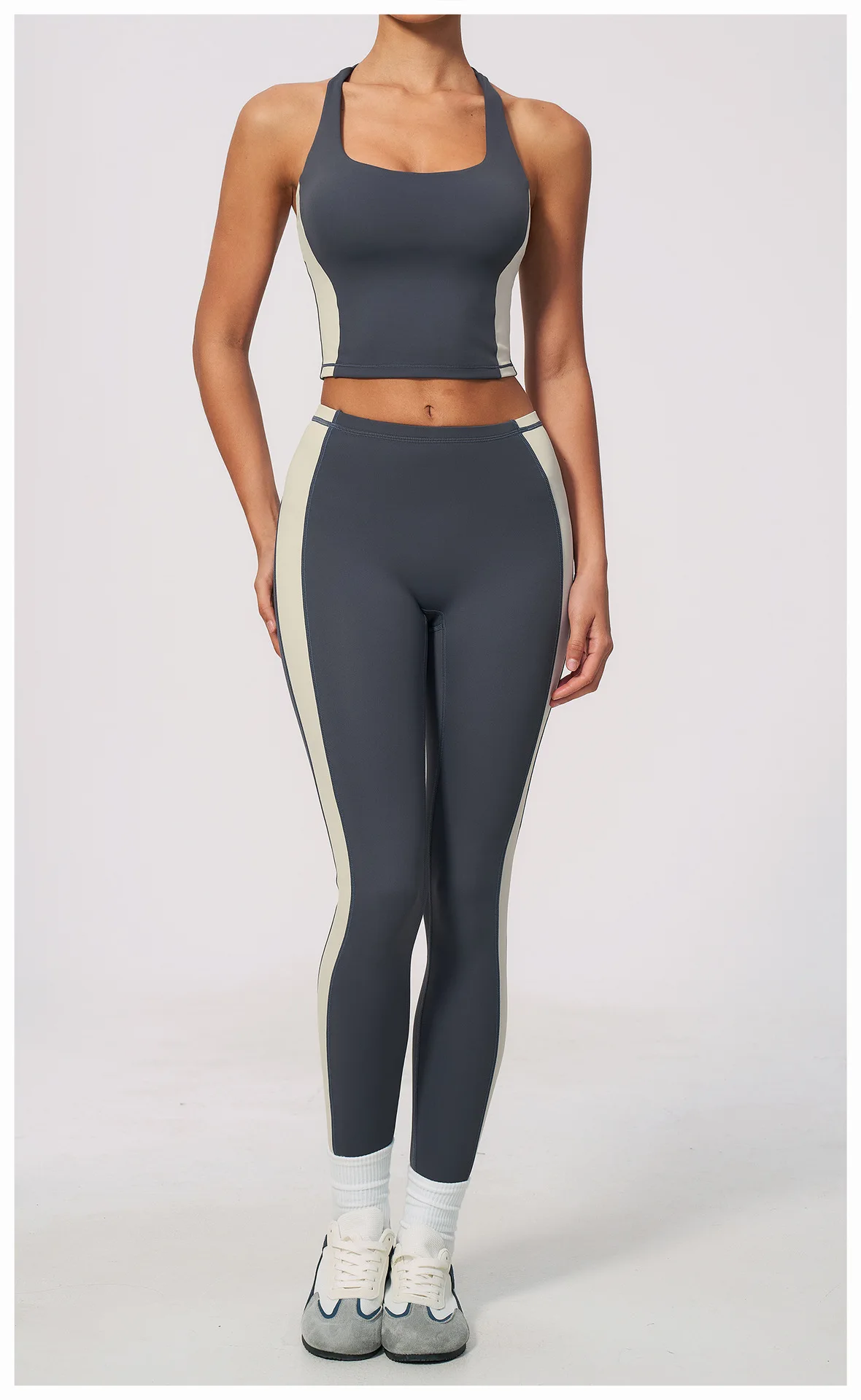 Women Patchwork Sports Yoga Pant Sports Leggings High Waist Gym Clothes Fitness Leggings High-strength Professional Fitness Pant