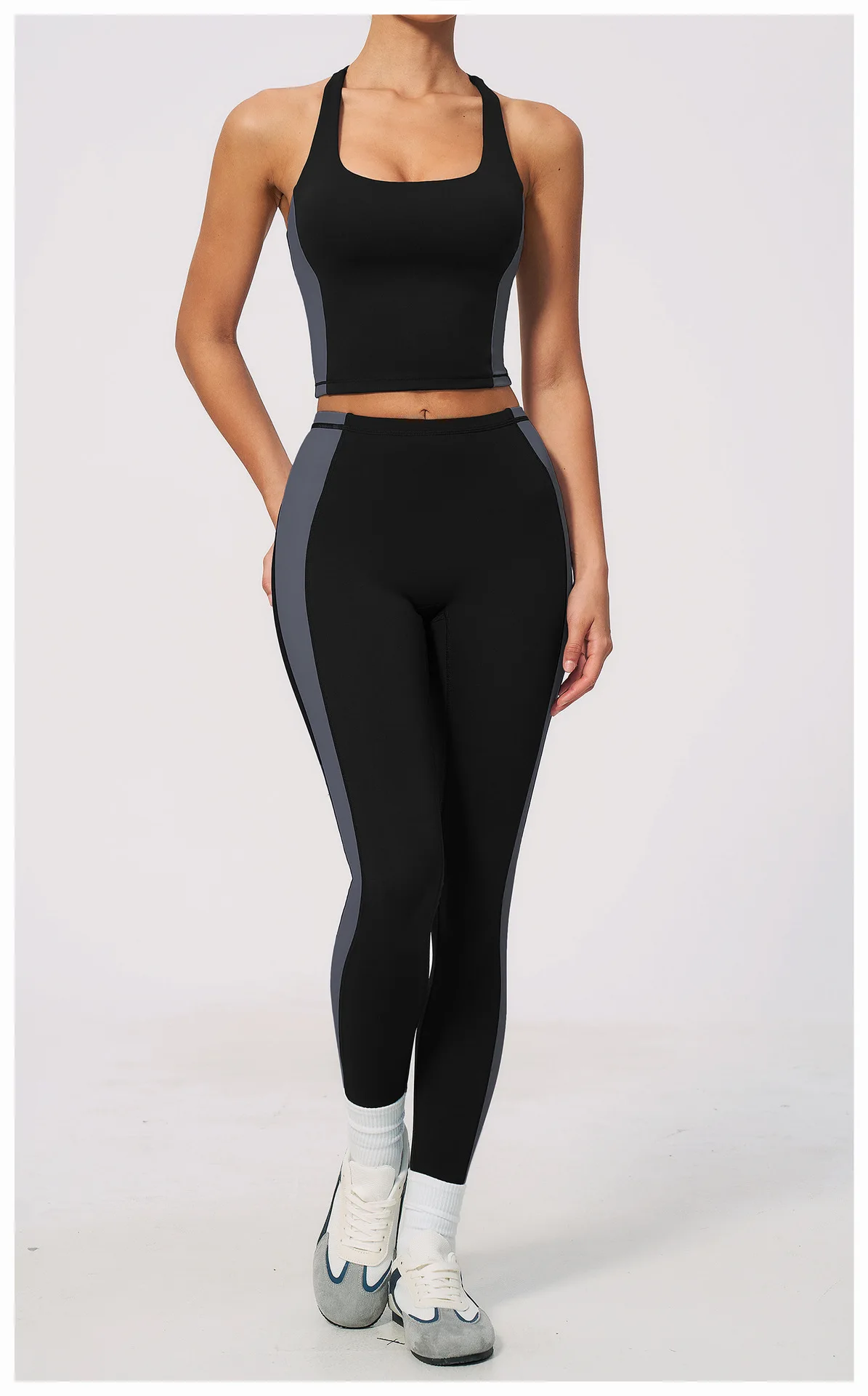 Women Patchwork Sports Yoga Pant Sports Leggings High Waist Gym Clothes Fitness Leggings High-strength Professional Fitness Pant