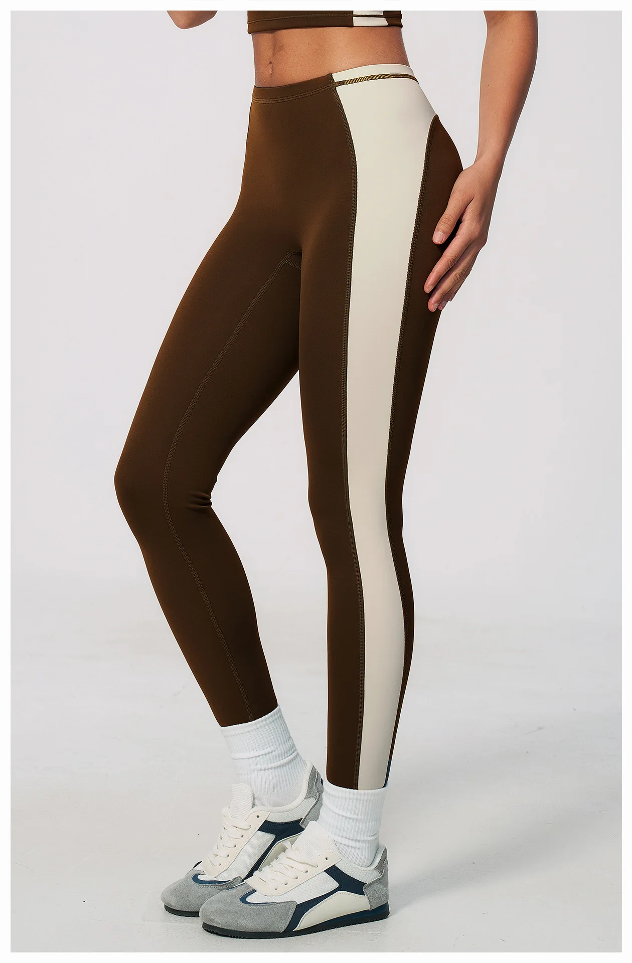 Women Patchwork Sports Yoga Pant Sports Leggings High Waist Gym Clothes Fitness Leggings High-strength Professional Fitness Pant
