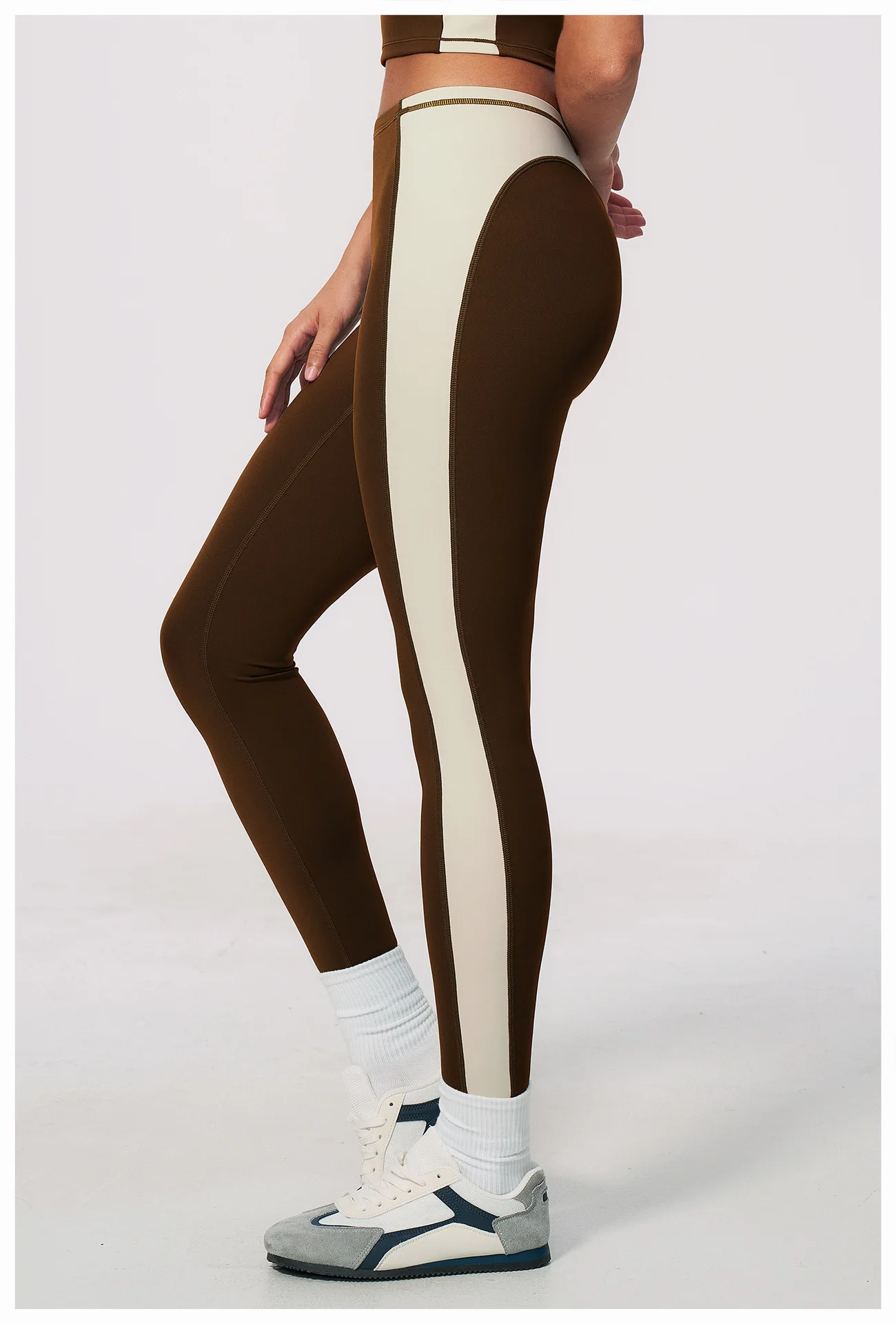 Women Patchwork Sports Yoga Pant Sports Leggings High Waist Gym Clothes Fitness Leggings High-strength Professional Fitness Pant