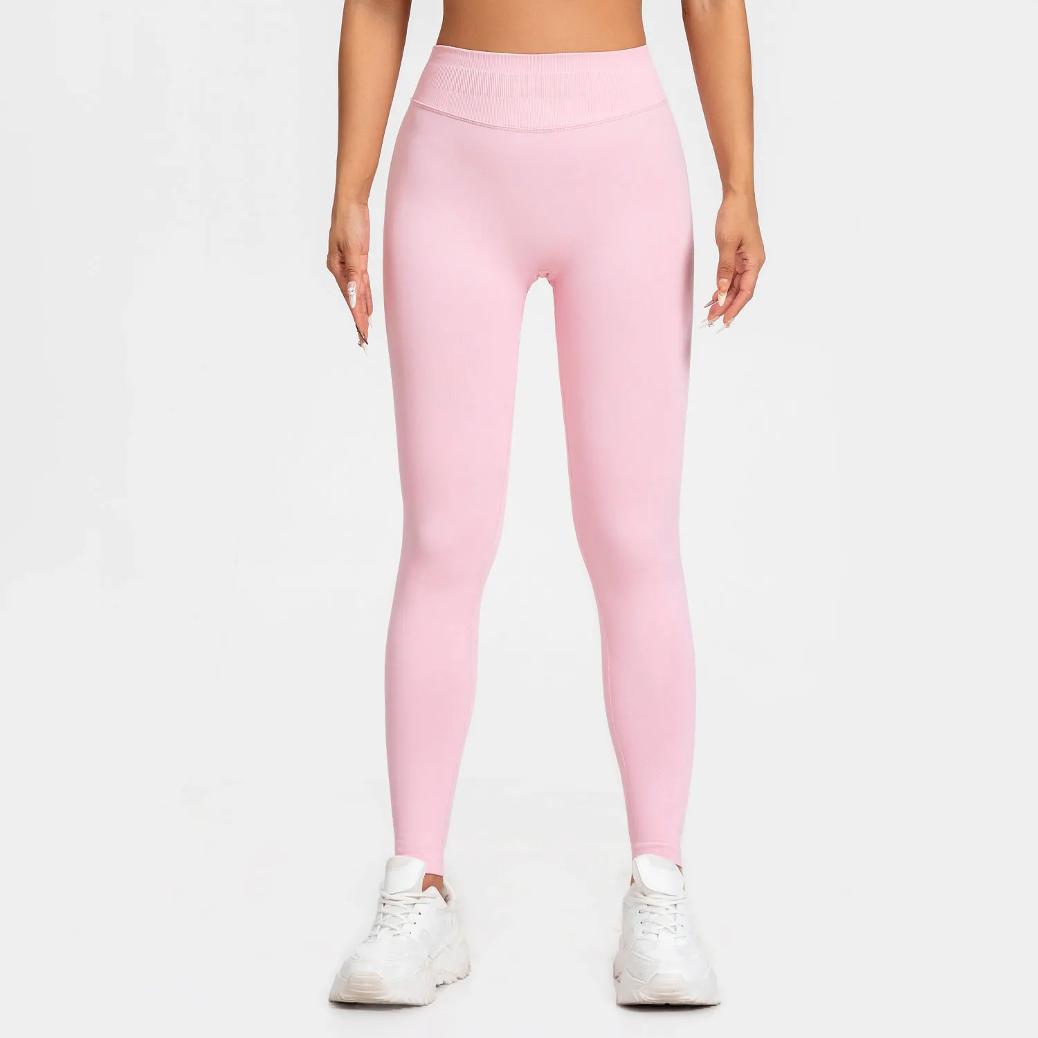 NCLAGEN Leggings Woman Yoga Seamless Sports Pants Tummy Control Squat Proof Gym Clothes Fitness Workout Scrunch Butt Tights