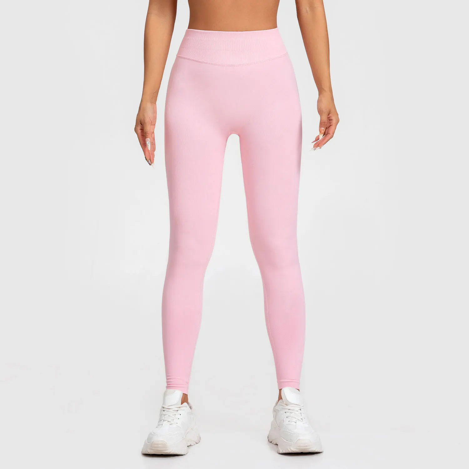 NCLAGEN Leggings Woman Yoga Seamless Sports Pants Tummy Control Squat Proof Gym Clothes Fitness Workout Scrunch Butt Tights