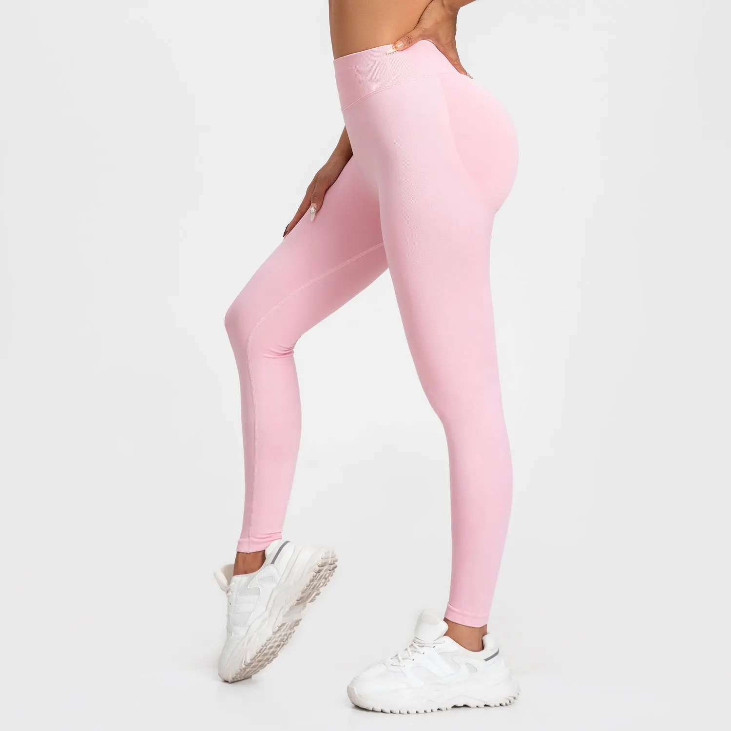NCLAGEN Leggings Woman Yoga Seamless Sports Pants Tummy Control Squat Proof Gym Clothes Fitness Workout Scrunch Butt Tights