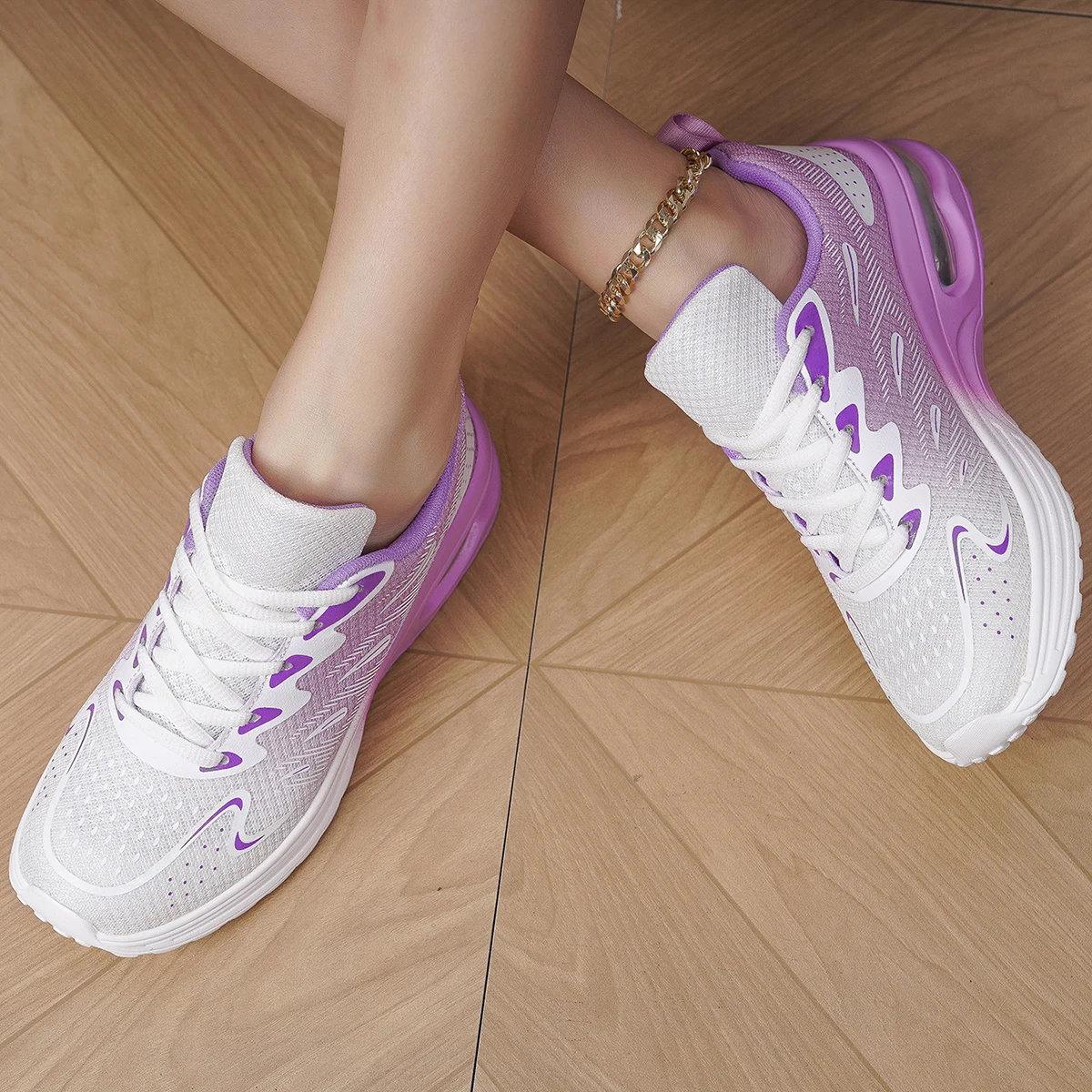 Sneaker Women Walking Shoes Womens Fashion Air Cushion Mesh Breathable Tennis Sport Shoes