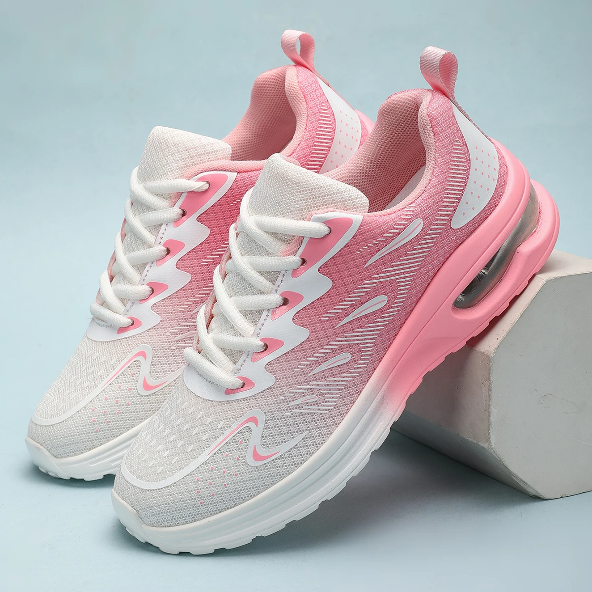Sneaker Women Walking Shoes Womens Fashion Air Cushion Mesh Breathable Tennis Sport Shoes