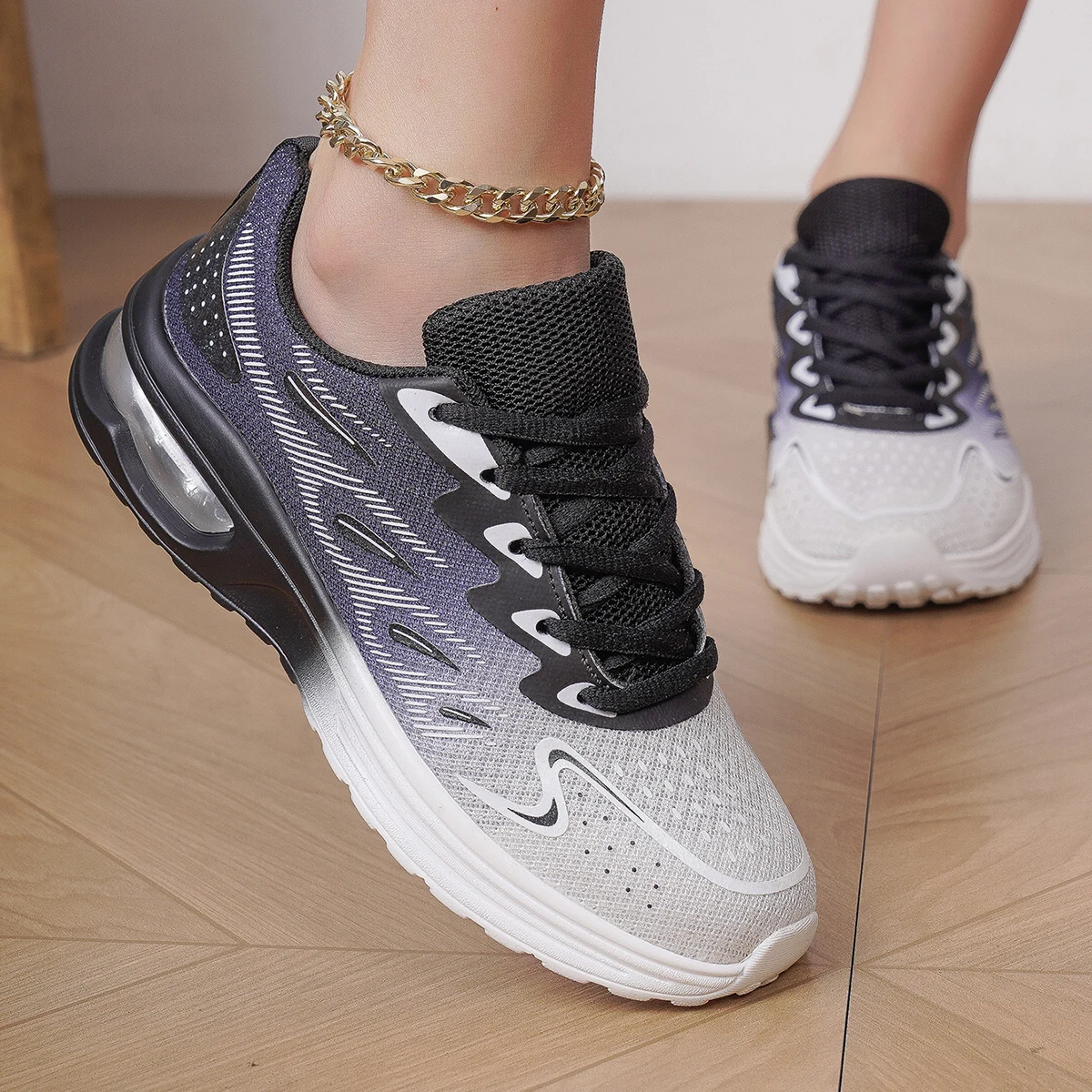 Sneaker Women Walking Shoes Womens Fashion Air Cushion Mesh Breathable Tennis Sport Shoes