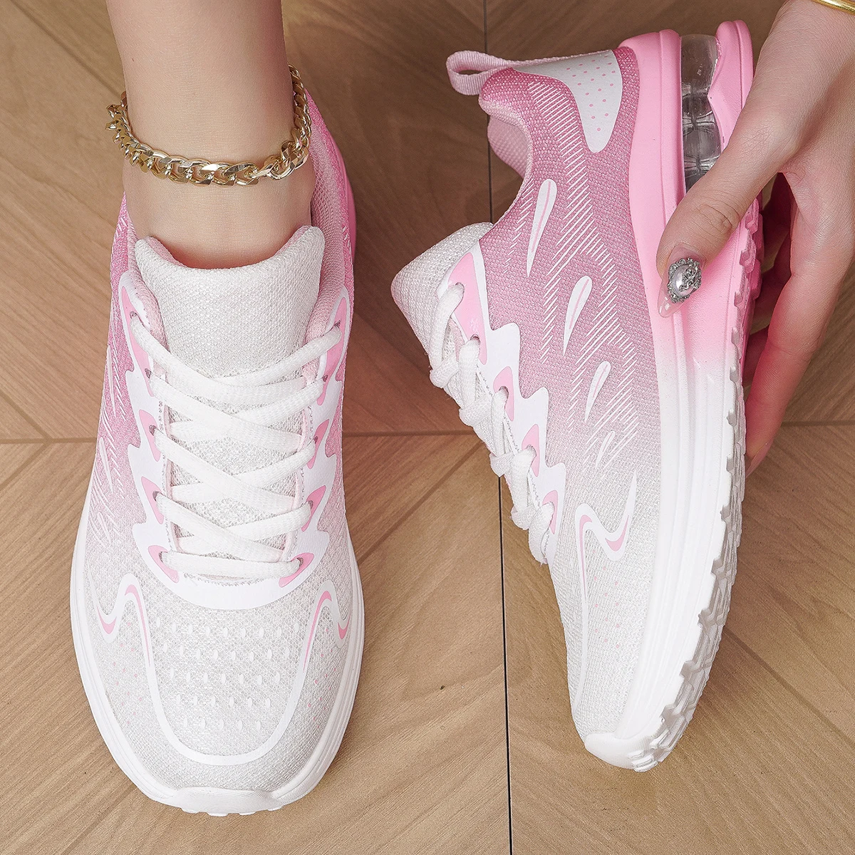 Sneaker Women Walking Shoes Womens Fashion Air Cushion Mesh Breathable Tennis Sport Shoes