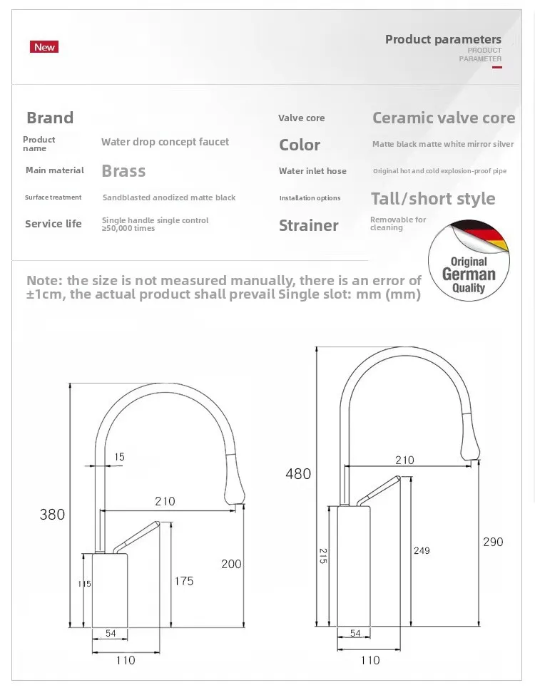 Modern Basin Faucet Brushed Gold Black Silver Faucet Deck Mounted Basin Sink Tap Mixer Hot Cold Brass Tap for Bathroom
