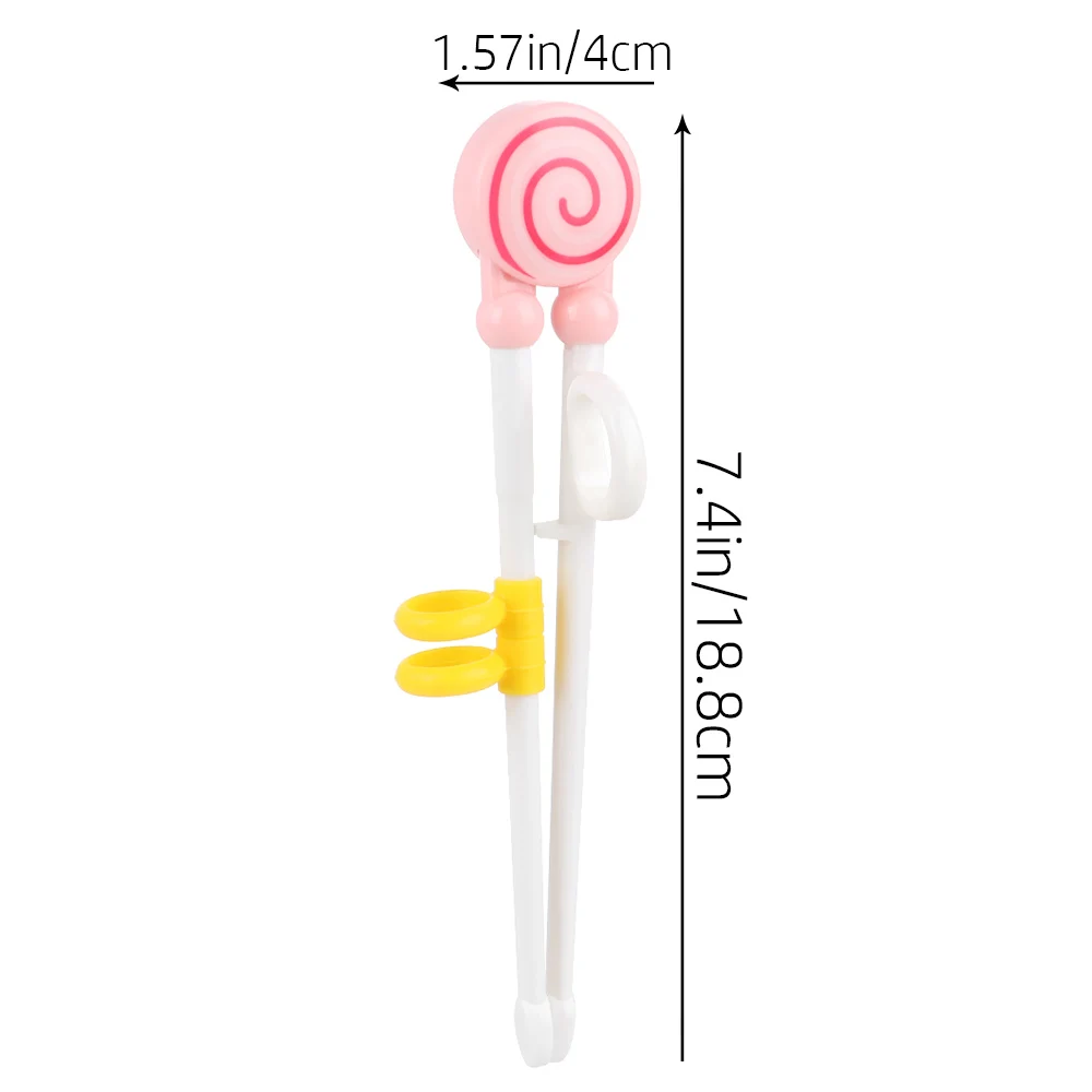 1 Pair Cartoon Animal Head Chopsticks Children Eating Training Chopsticks Baby Safty Learning Chopsticks Reusable Tableware