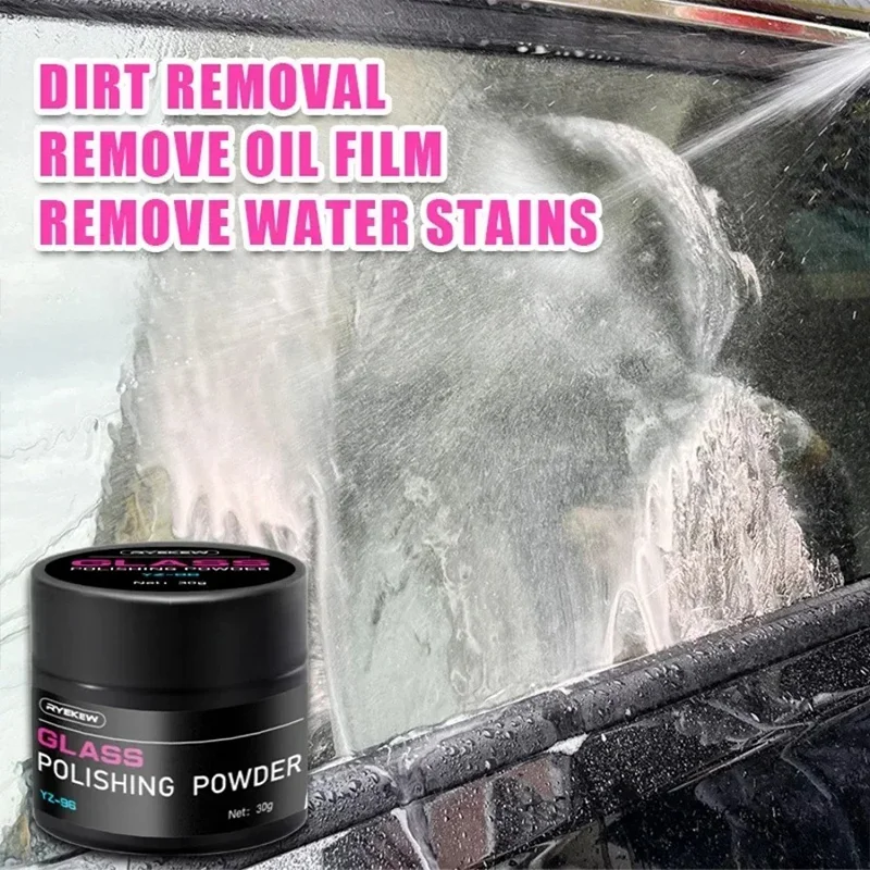 NEW! Glass Polishing Powder, Specially Designed to Repair Scratches, Enhance Clarity, Is Ideal for Vehicle Windows, Household Gl