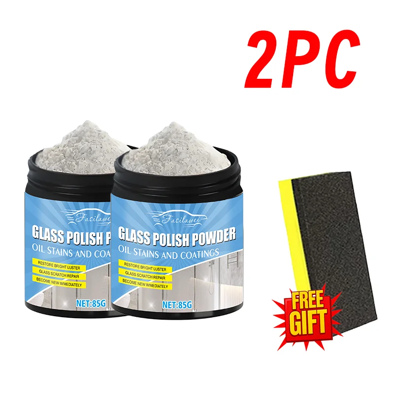 NEW! Glass Polishing Powder, Specially Designed to Repair Scratches, Enhance Clarity, Is Ideal for Vehicle Windows, Household Gl