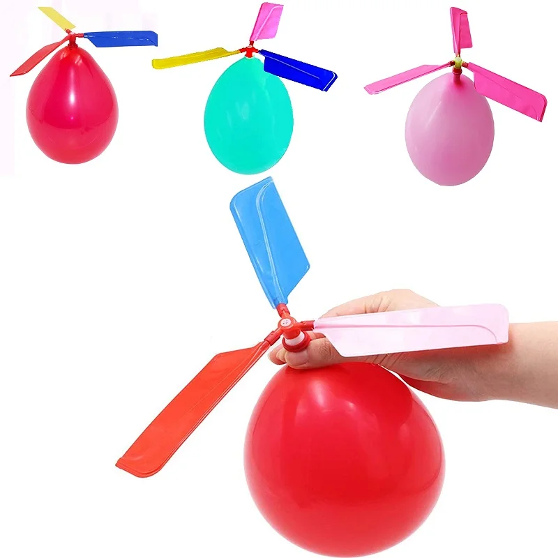 5-10PCS Balloon Aircraft Science and Technology Educational Toy Technology Handmade Diy Balloon Saucer Children's Creative Toys