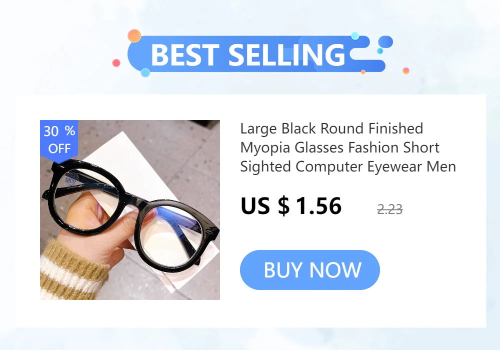 Unisex Blue Light Blocking Sports Glasses Fashion TR90 Frame Near Sight Myopia Eyewear Transparent Eyeglasses for Men Women