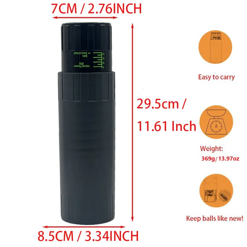 Tennis Ball Pressure Maintain Repair Container For Tennis Ball Presurizador Pelotas Padel Shape Pressurizer Saver Suit 4 Balls