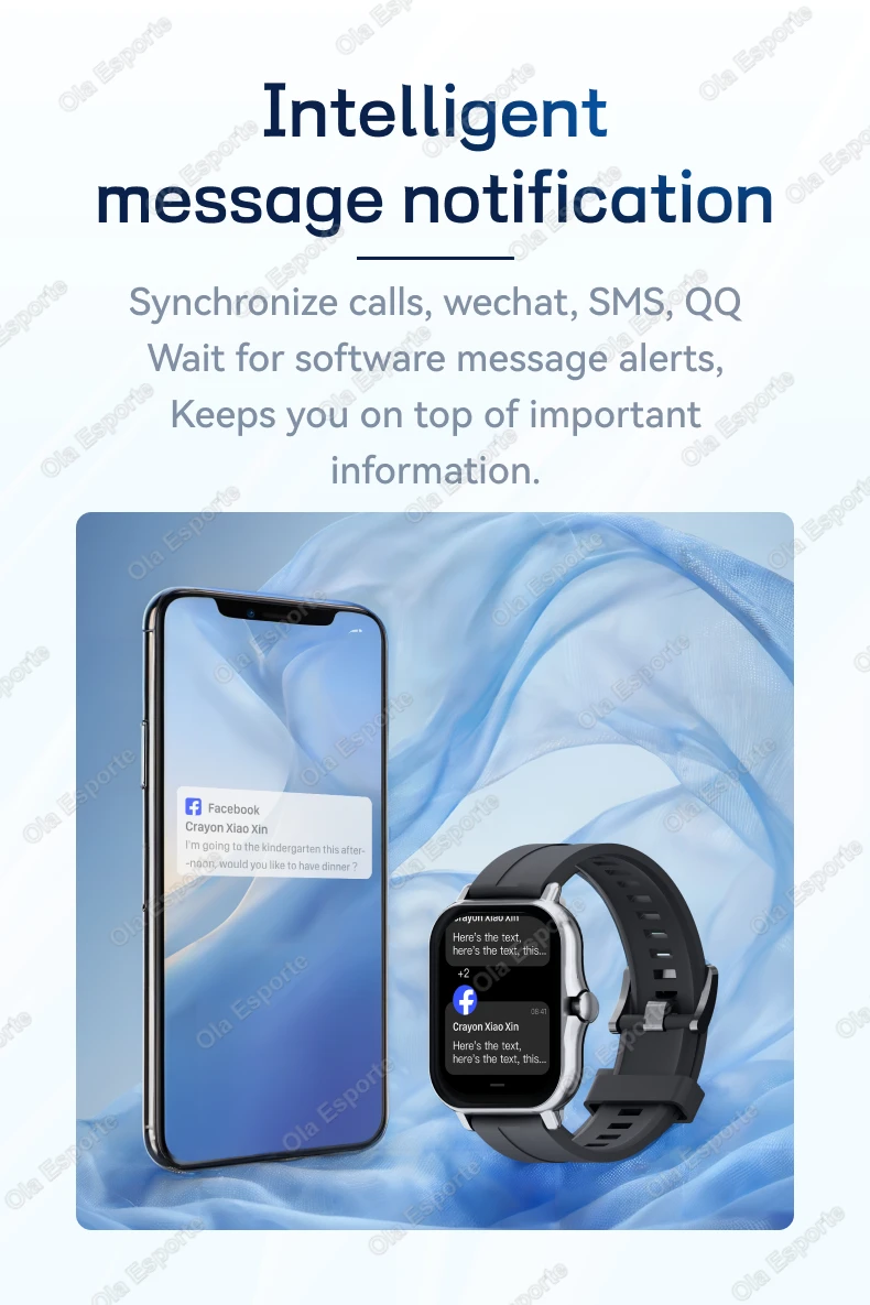 Men Women Smart Watch 1.83''Waterproof Fitness Sports Watch Answer Call Sleep Sport Pedometer Information Alerts Smartwatch HT30