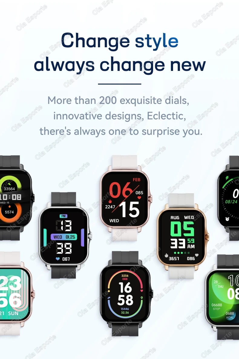 Men Women Smart Watch 1.83''Waterproof Fitness Sports Watch Answer Call Sleep Sport Pedometer Information Alerts Smartwatch HT30
