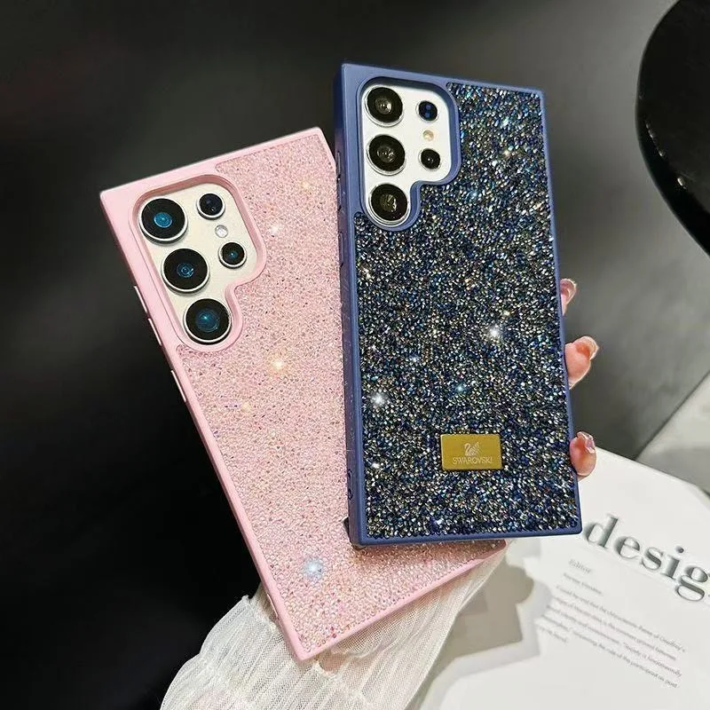 Luxury Rhinestone Diamond Phone Case For Samsung Galaxy S26 S25 Ultra S24 S23 Plus The Shiny Diamond Shockproof Protective Cover