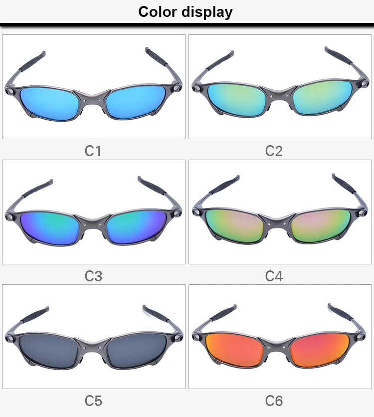 MTB Man Polarized Sunglasses Cycling Glasses UV400 Fishing Sunglasses Metal Bicycle Goggles Cycling Eyewear Riding Glasses B2-2